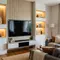 7 Model Dinding TV dengan Ceruk Dekorasi yang Tidak Memakan Ruang, Interior Lebih Rapi