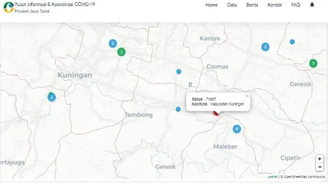 Satu Warga Kuningan Jawa Barat Positif Covid-19