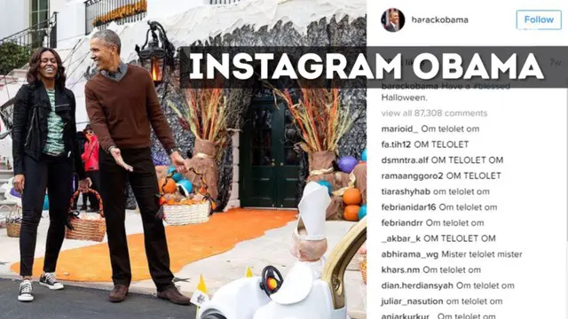 NEWS FLASH: Akun Instagram Obama Kebanjiran Om Telolet Om