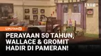 Pameran "Inside Aardman: Wallace & Gromit and Friends" digelar di London, menampilkan model, set film, dan proses pembuatan animasi stop motion karya Aardman Animations yang telah bertahan selama 50 tahun.