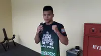 Petarung One Fighting Championship, Elipitua Siregar (Liputan6.com / Luthfie Febrianto)