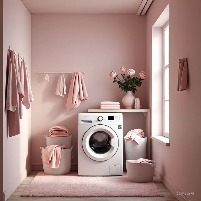 12 Inspirasi Warna Ruang Cuci Pakaian, Interior Menarik Bikin Tak Mudah Bosan