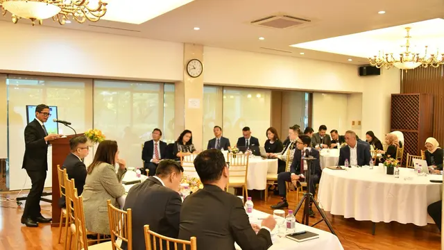 Kegiatan Penguatan Diplomasi Ekonomi Indonesia kepada Perwakilan RI di Asia Pasifik dan Afrika di KBRI Seoul. (Dok KBRI Seoul)