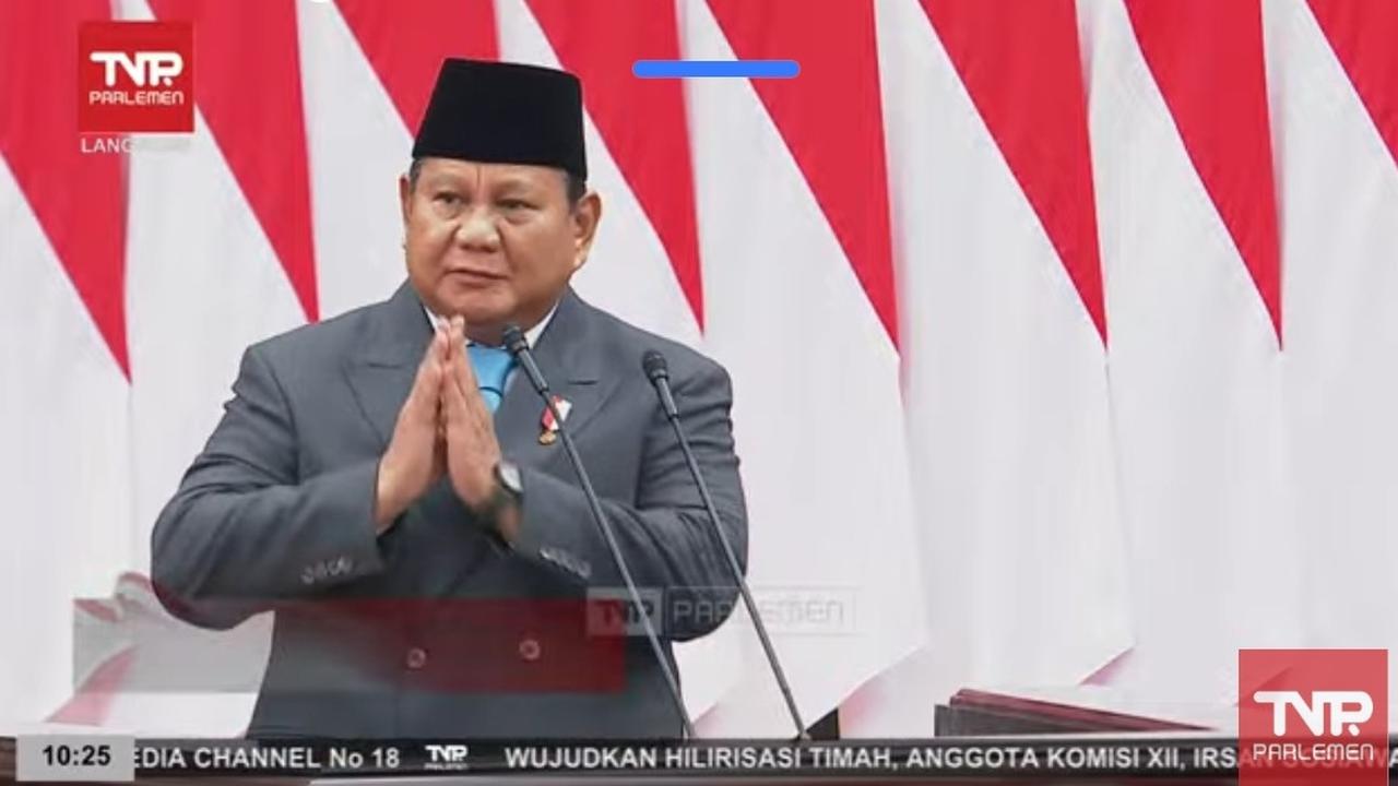 Susunan Acara Sidang Tahunan MPR dan Pidato Kenegaraan Prabowo