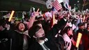 Presiden Korea Selatan yang dimakzulkan, Yoon Suk Yeol, dibebaskan dari tahanan pada tanggal 8 Maret 2025. (Jung Yeon-je/AFP)