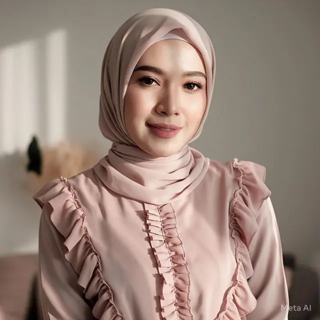 5 Model Gamis Plisket Kekinian dan Feminim, Sering Jadi Tren di Medsos (created by AI)