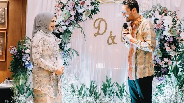 7 Potret Achmad Megantara dan Asri Faradila dari Lamaran Hingga Akad, Menawan