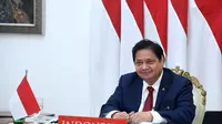 Menteri Koordinator Bidang Perekonomian Airlangga Hartarto, di Konferensi Tingkat Tinggi (KTT BIMP-EAGA) ke-14 dan KTT IMT-GT dari Istana Kepresidenan Bogor secara virtual, dikutip Jumat (29/10/2021).