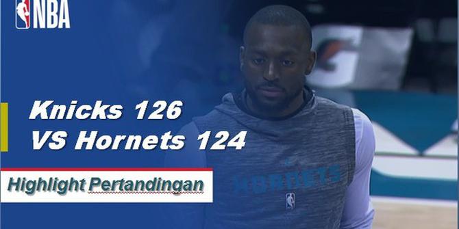 Cuplikan Hasil Pertandingan NBA : Knicks 126 VS Hornets 124