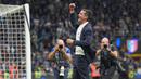 Gelar ini menjadi yang pertama bagi Cristian Chivu yang ditunjuk sebagai pelatih Inter Milan pada awal musim ini. (AP Photo/Luca Bruno)
