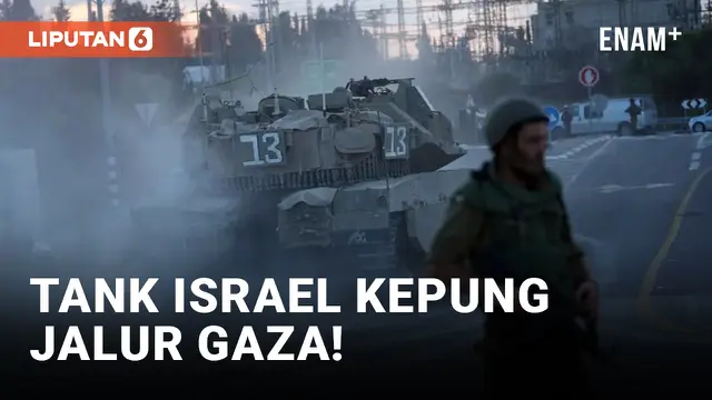 Kavaleri Tank Israel Kepung Jalur Gaza