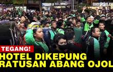 VIDEO: Detik-Detik Pria Dikepung Ratusan Ojol Dievakuasi,Komandan Polisi Turun Tangan