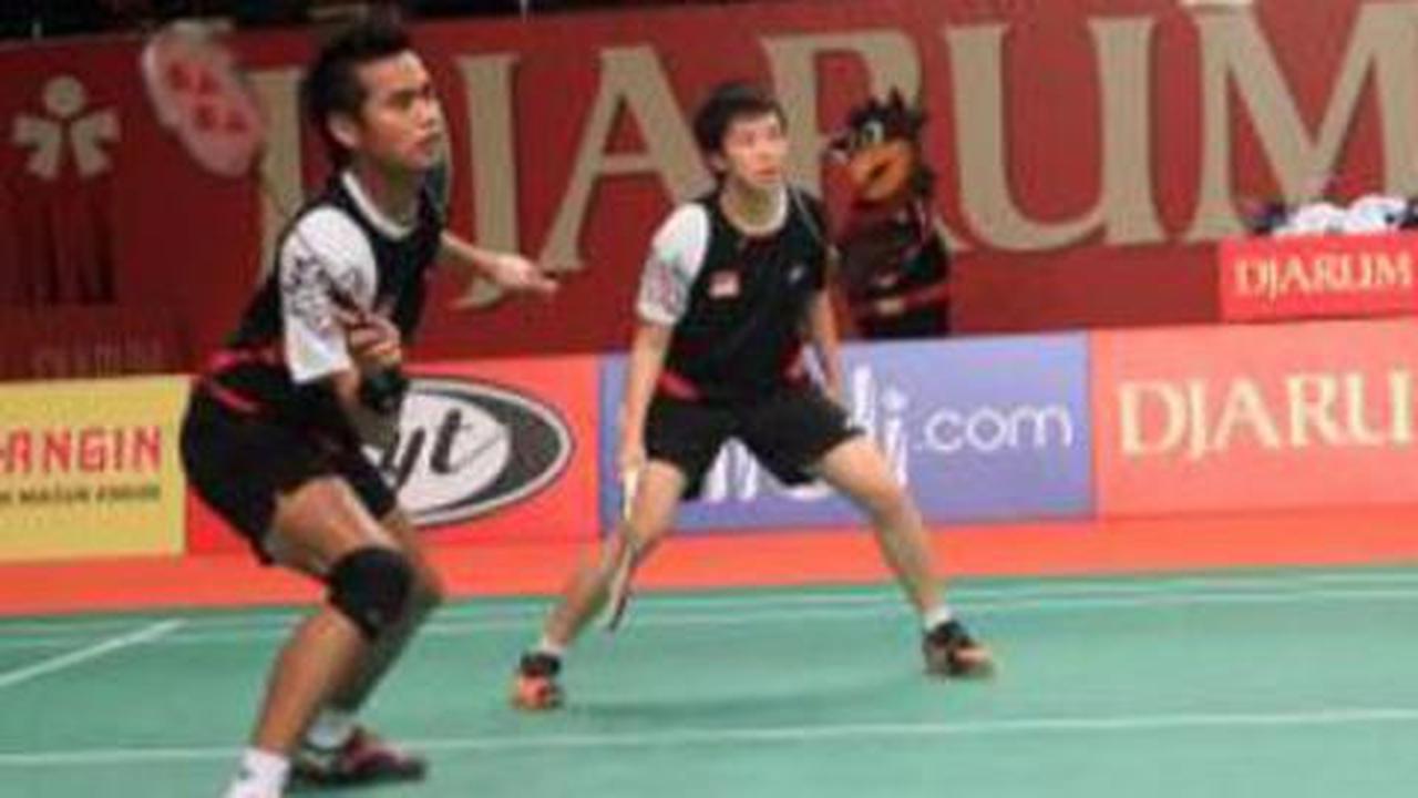 Semifinal DIOSSP 2012, Tontowi/Liliyana tantang Chen/Ma