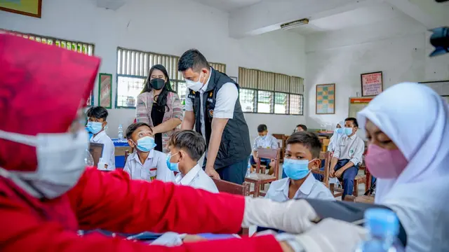 Kota Medan Masuk Daerah dengan Vaksinasi Pelajar Tertinggi