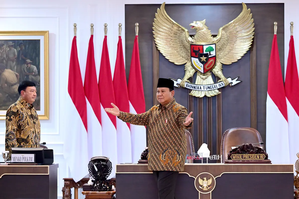 Prabowo Pimpin Sidang Kabinet Perdana di Istana Jakarta