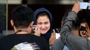 Istri terpidana kasus korupsi KTP Elektronik Setya Novanto, Deisti Astriani Tagor usai berkoordinasi terkait pengembalian uang pengganti pada kasus KTP Elektronik yang menjerat suaminya di gedung KPK, Jakarta, Selasa (18/9). (Merdeka.com/Dwi Narwoko)