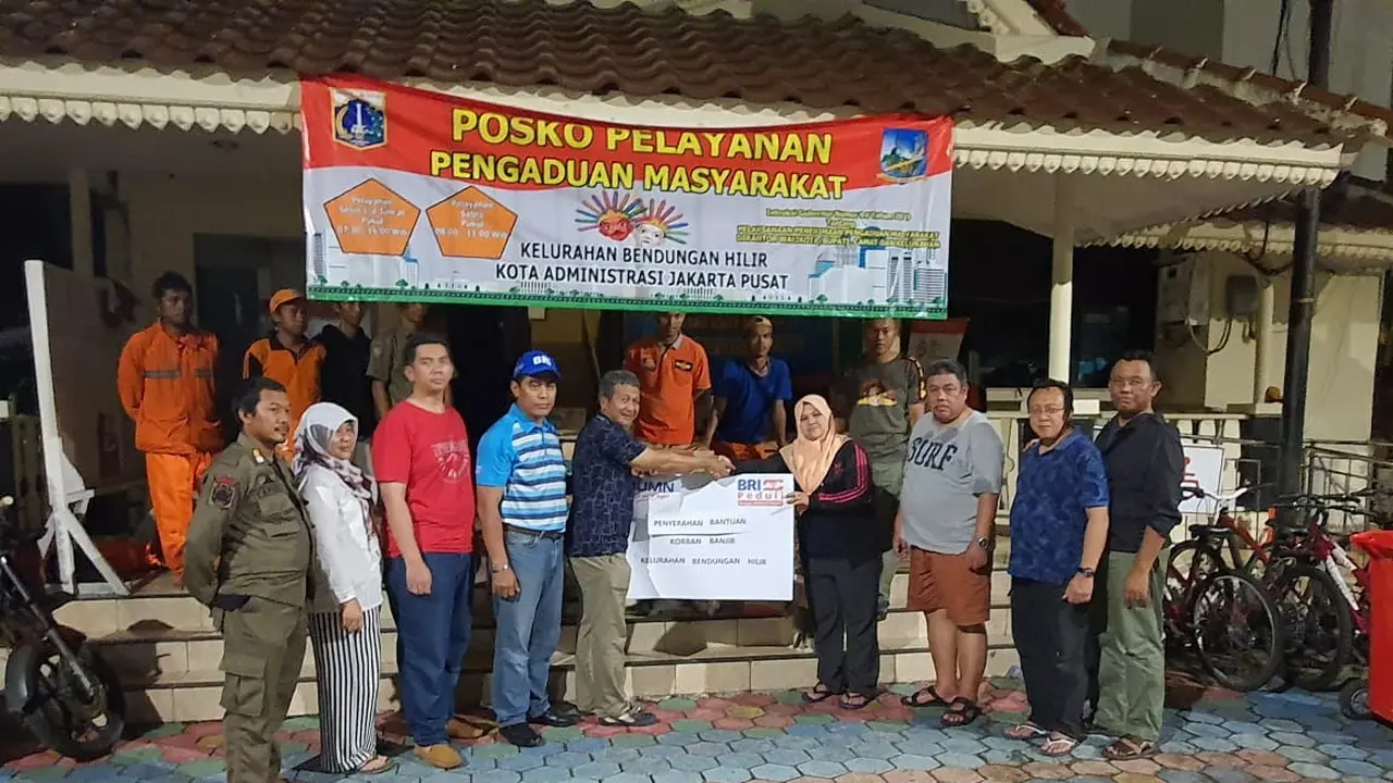 BRI Bangun Posko dan Salurkan Bantuan untuk Korban Banjir Jakarta