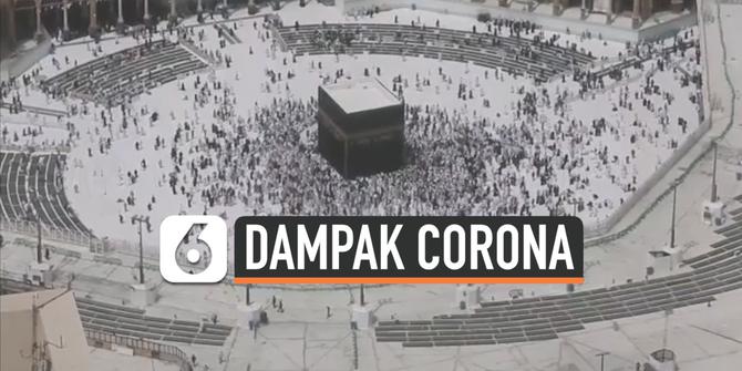 VIDEO: Penampakan Kabah Sepi Akibat Wabah Corona