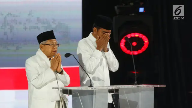 Awali Debat Kelima Pilpres 2019, Prabowo Beri Hormat Kepada Jokowi