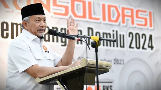 Presiden Partai Keadilan Sejahtera (PKS) Ahmad Syaikhu