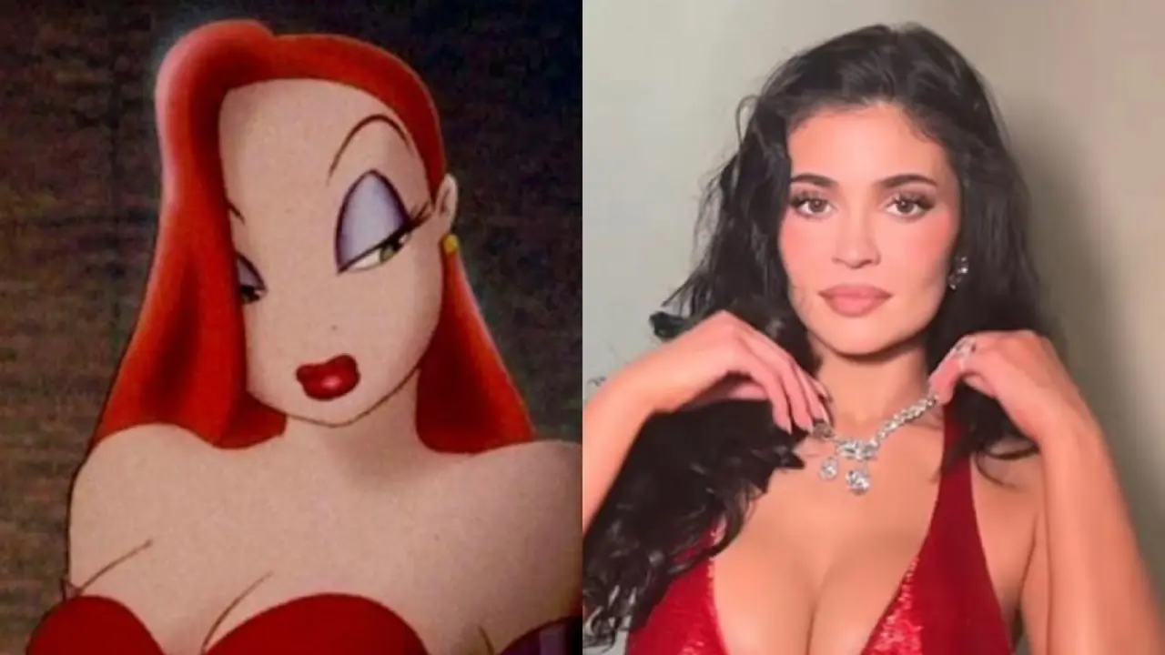 Kylie Jenner Tampil Seksi ala Jessica Rabbit saat Dampingi Timothée Chalamet di Oscars Awards 2026. [@kyliejenner]