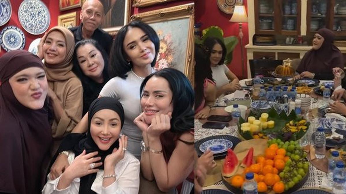 Arisan Melly Goeslaw di Rumah Yuni Shara, Penuh Suasana Hangat dan Keakraban