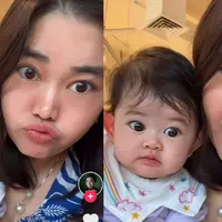Denny Sumargo Ngaku Cemburu Gegara Sang Anak Mirip Banget dengan Istrinya (Foto: TikTok/ Oliviasumargo)