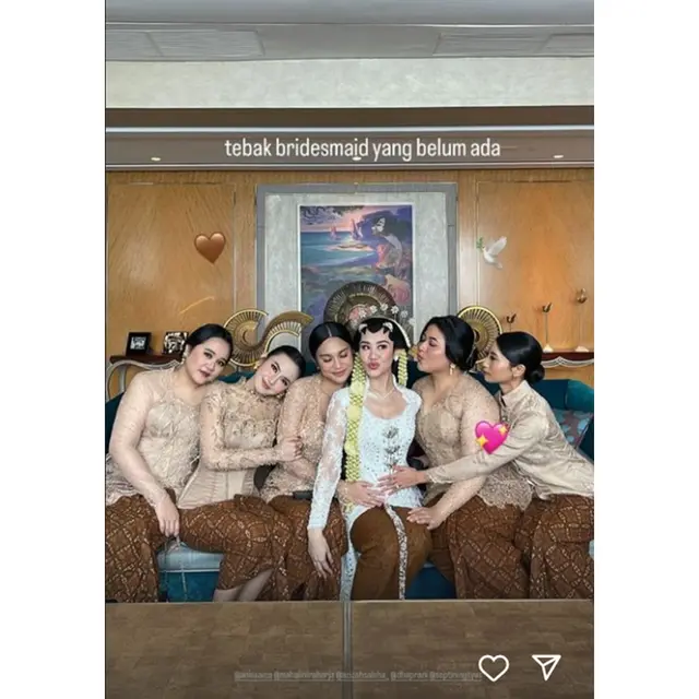 6 Potret Bridesmaid dan Groomsmen Thariq Halilintar – Aaliyah Massaid, Turut Bahagia