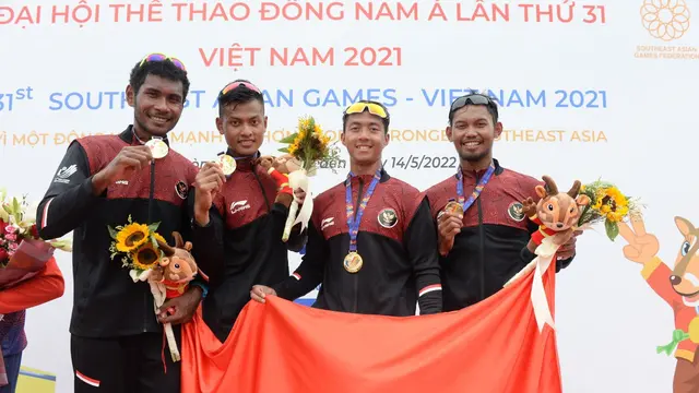 Tim Rowing Indonesia di SEA Games 2021