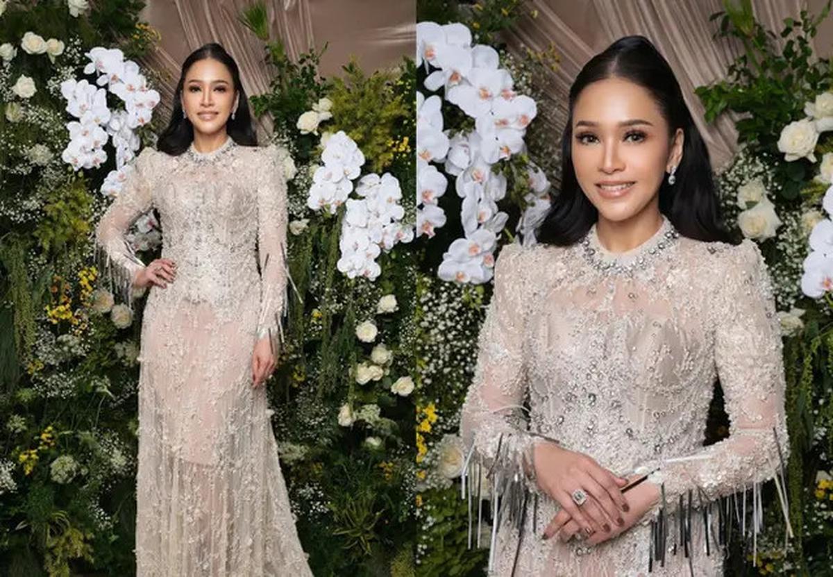 7 Gaya Maia Estianty Terbaru Ini Dipuji Makin Cantik, Elegan dengan Gaun Payet dan Anting Berlian