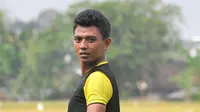 Penyerang Arema FC, Dedik Setiawan. (Bola.com/Iwan Setiawan)