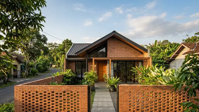 Inspirasi Rumah Bata Ekspos Murah tapi Modern