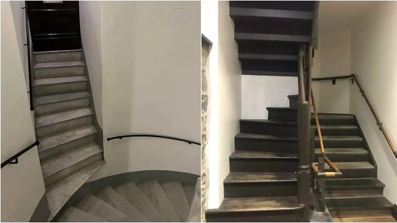 8 Potret Desain Tangga di Rumah Ini Nyeleneh Banget, Bikin Heran