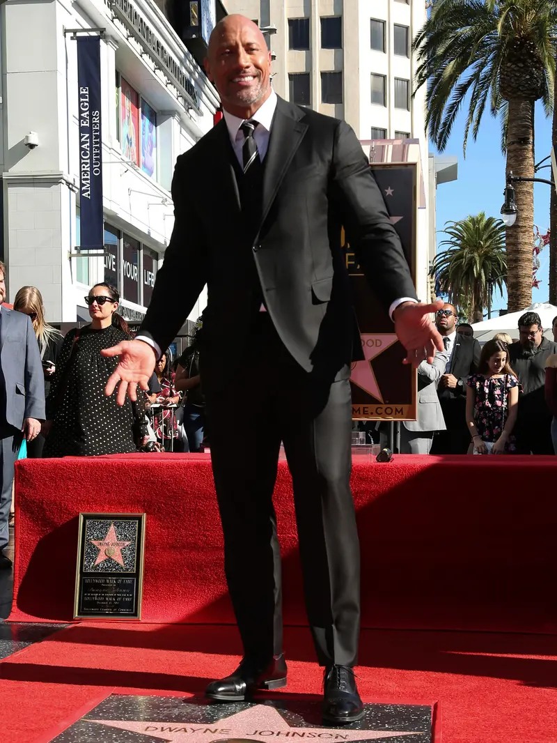 Hollywood Walk of Fame-Dwayne Johnson