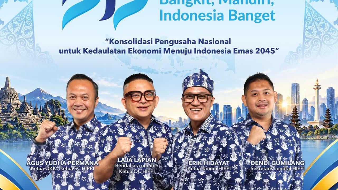 50 Tahun HIPPI: Dorong Pengusaha Nasional Kuasai Pasar dan Rantai Pasok