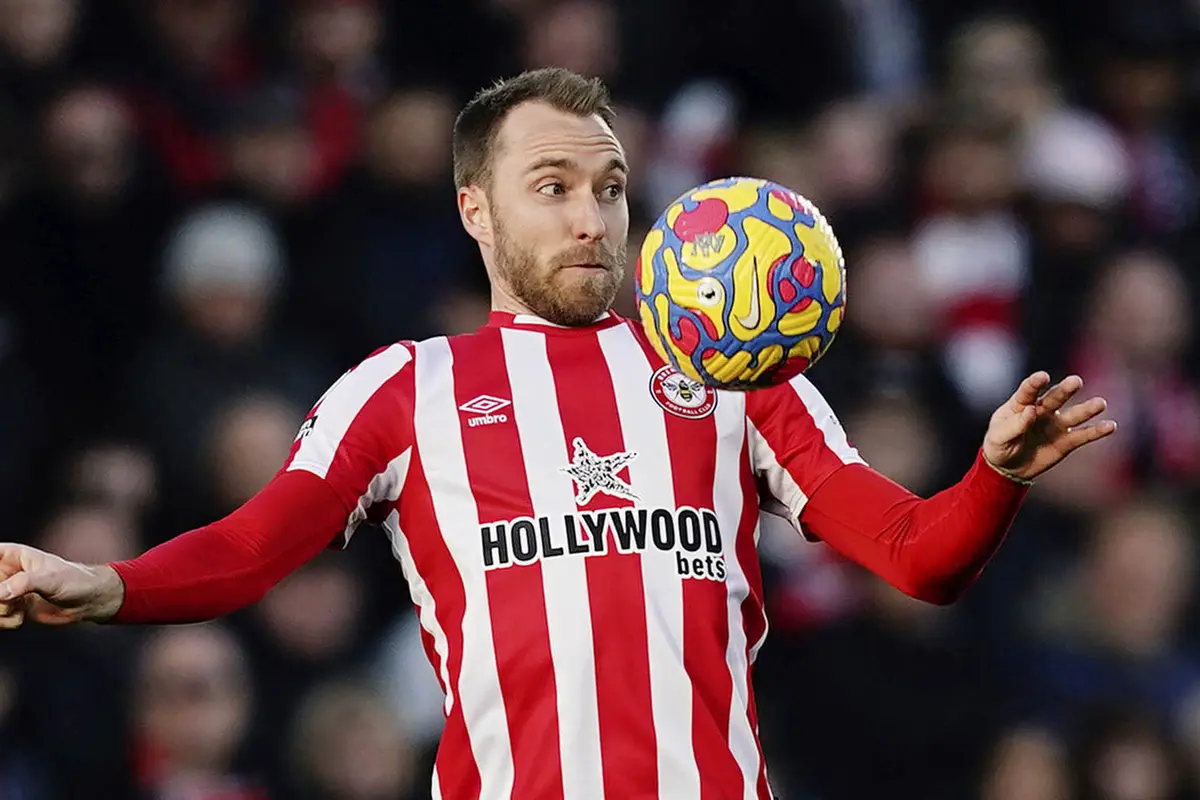 Foto: Momen Debut Christian Eriksen Kembali ke Lapangan, Brentford Dibungkam Newcastle United di Liga Inggris