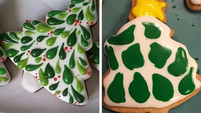 6 Potret Ekspektasi Vs Realita Kue Pohon Natal Bikin Elus Dada, Jadi Malas Makan