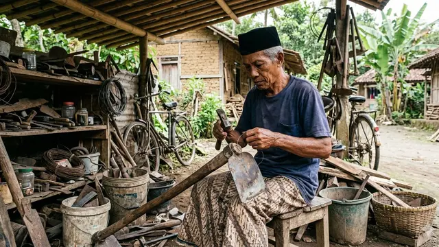 Cara Hidup Hemat ala Orang Desa (Foto: Gemini AI)