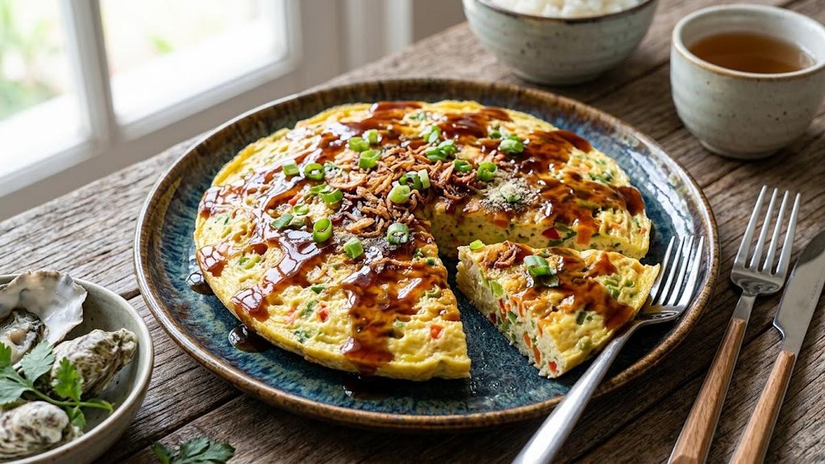 Resep Steam Omelet Saus Tiram yang Lembut dan Gurih