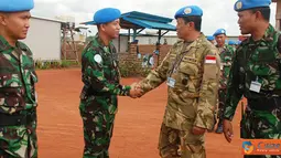 Tim Recce Satgas Helly TNI Tiba di Kongo
            