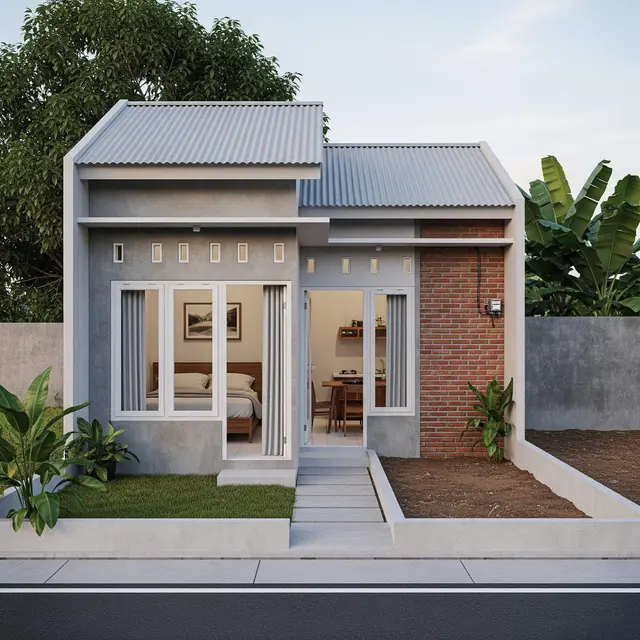 Desain Rumah 45 Minimalis dengan Biaya di Bawah 150 Juta