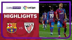 Berita video highlights laga pekan ke-26 Liga Spanyol (LaLiga) 2021/2022, Barcelona vs Athletic Bilbao, yang berakhir dengan skor 4-0, di mana Pierre-Emerick Aubameyang juga mencetak gol, Senin (28/2/2022) dinihari WIB.