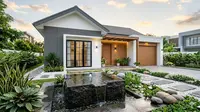 8 Ide Kombinasi Batu Alam dan Air di Depan Rumah, Inspirasi Natural yang Bikin Tampilan Lebih Sejuk