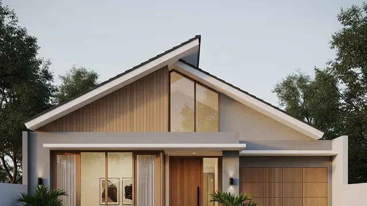 7 Inspirasi Rumah 1 Lantai dengan Atap Miring Satu Sisi, Desain Modern dan Estetik