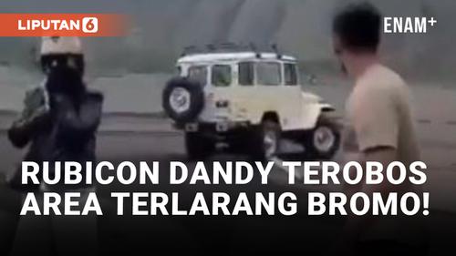 VIDEO: Mario Dandy Pernah Bawa Rubicon Masuk Area Sabana Bromo