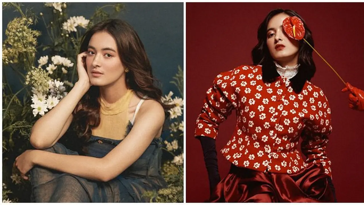 7 Gaya Pemotretan Terbaru Mawar Eva Berkonsep Floral, Menawan