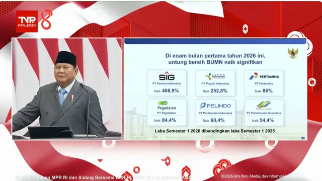 Presiden Prabowo Apresiasi Kinerja Pegadaian, Laba Semester I 2026 Tembus Rp6,59 Triliun