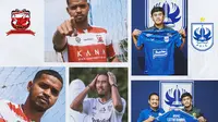 Kolase - Ryuji Utomo, Luthfi Kamal, Hasim Kipuw (Bola.com/Adreanus Titus/Dok. Madura United/Dok. PSIS/Dok. Bali United)