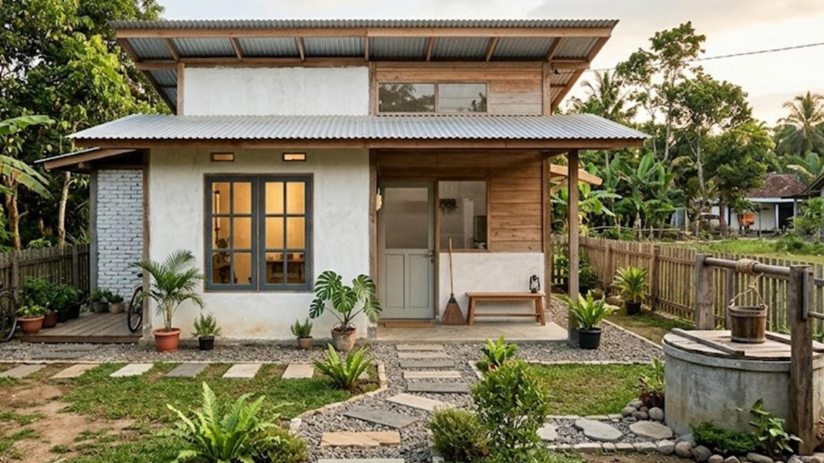 7 Desain Rumah di Desa Rp 50 Juta dengan Sumur di Belakang Rumah, Nyaman dan Hemat Biaya