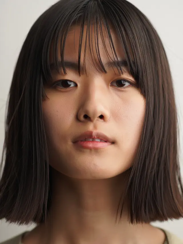 Rambut Pendek Ala Wanita Cina